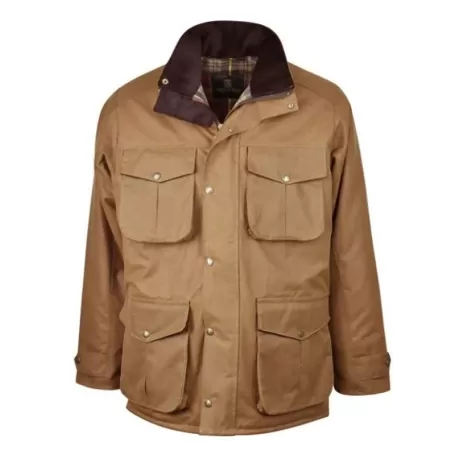Jaqueta Fiskar Sand Oxford Azul Encerada
