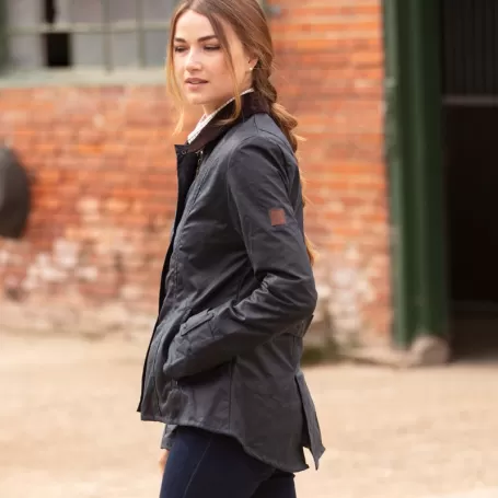 Jaqueta Oxford Azul Âmbar Azul Marinho Encerada