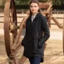 Jaqueta Katrina Blackwatch Oxford Azul Tartan Encerada