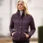 Jaqueta Oxford Azul Maya Acolchoada Ameixa