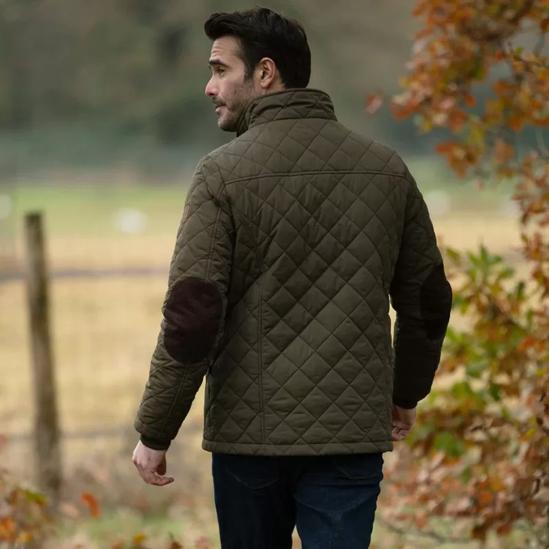 Jaqueta Oxford Azul Aron Acolchoada Oliva