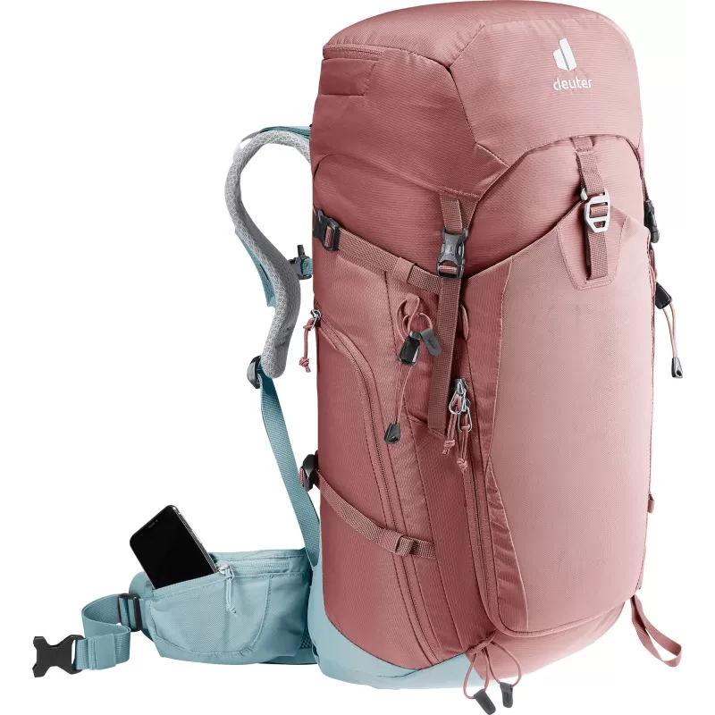 Deuter Trail Pro 34 SL Rojo, Gris
