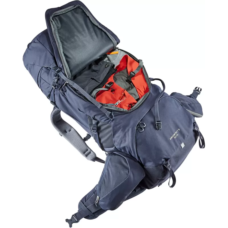 Deuter Aircontact X 60+15 Azul, Negro