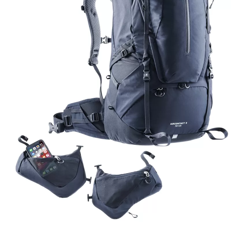 Deuter Aircontact X 70+15 Azul, Negro