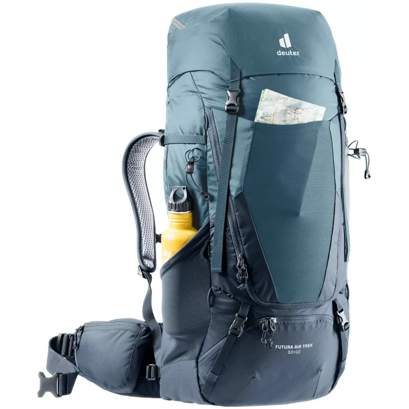 Deuter Futura Air Trek 50 + 10 Gris, Azul