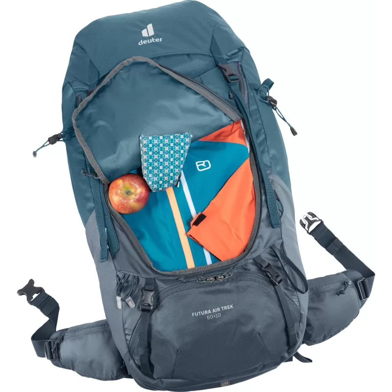 Deuter Futura Air Trek 60 + 10 Gris, Azul