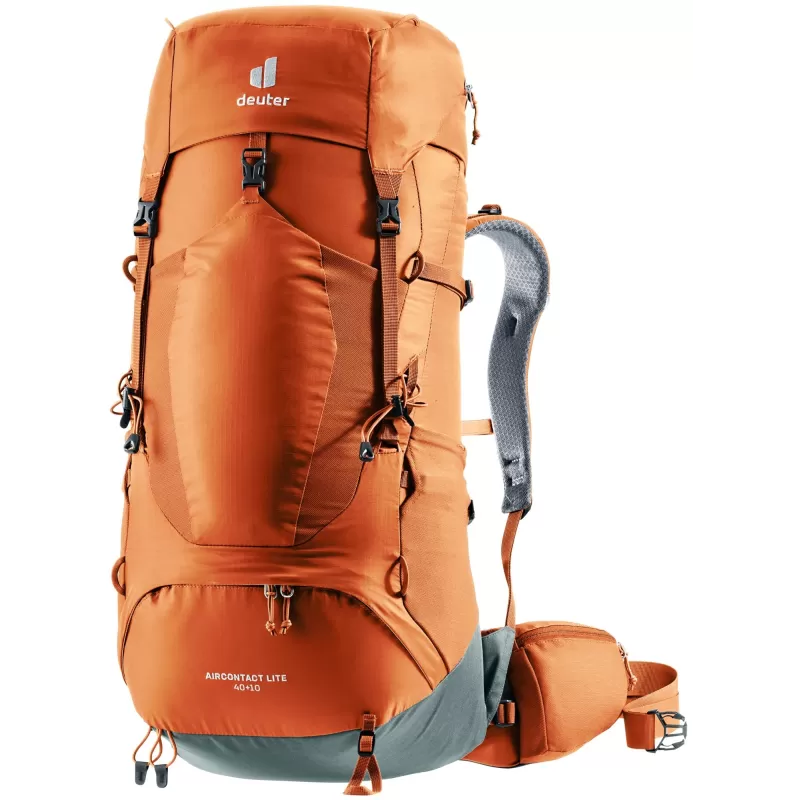 Deuter Aircontact Lite 40 + 10 naranja, marrón, Rojo