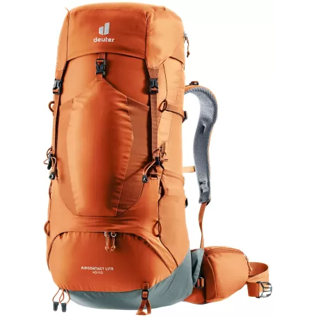 Deuter Aircontact Lite 40 + 10 naranja, marrón, Rojo