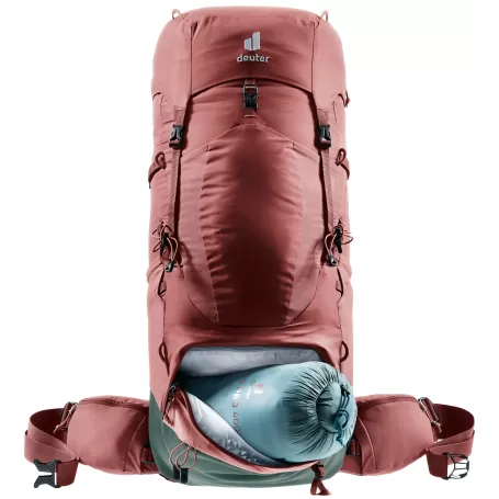 Deuter Aircontact Lite 45 + 10 SL Rojo