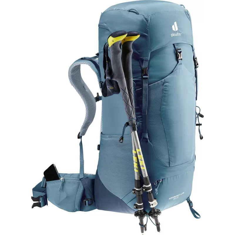 Deuter Aircontact Lite 50 + 10 Gris, Azul