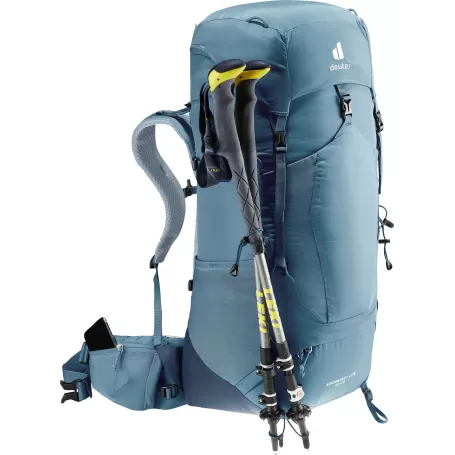 Deuter Aircontact Lite 50 + 10 Gris, Azul