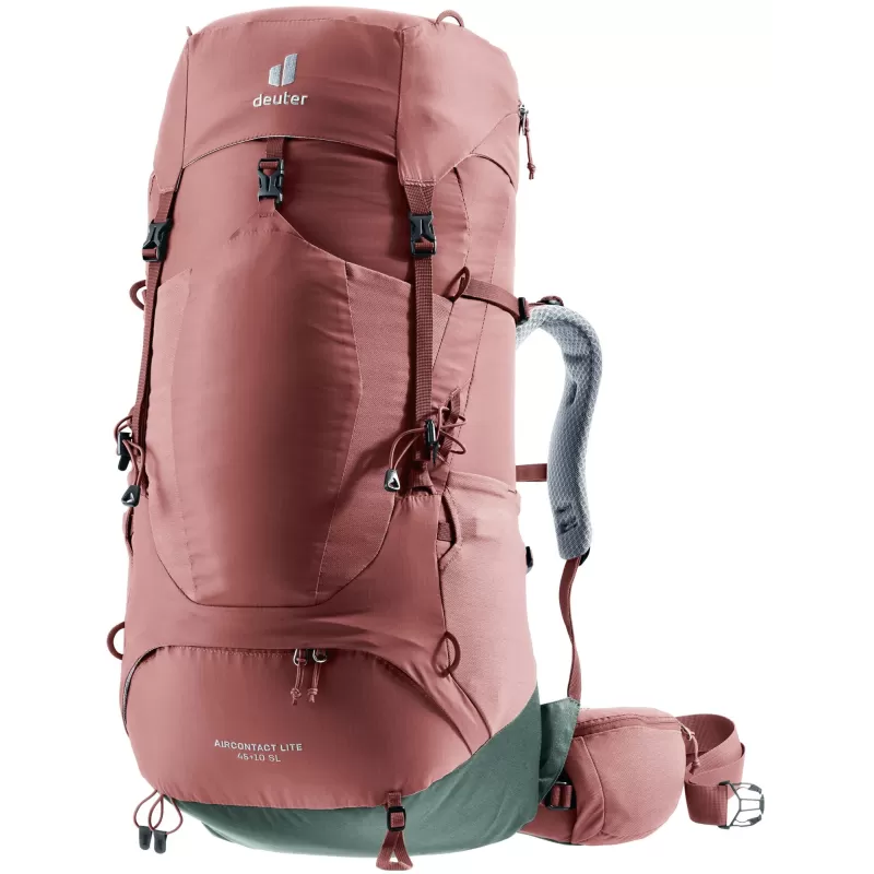 Deuter Aircontact Lite 45 + 10 SL Rojo