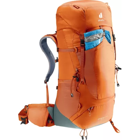 Deuter Aircontact Lite 50 + 10 naranja, marrón, Rojo