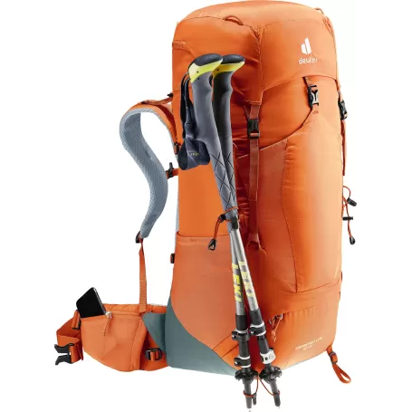 Deuter Aircontact Lite 50 + 10 naranja, marrón, Rojo