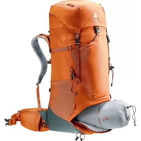 Deuter Aircontact Lite 50 + 10 naranja, marrón, Rojo