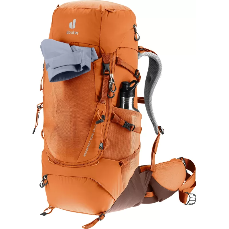 Deuter Aircontact Core 35+10 SL naranja, marrón