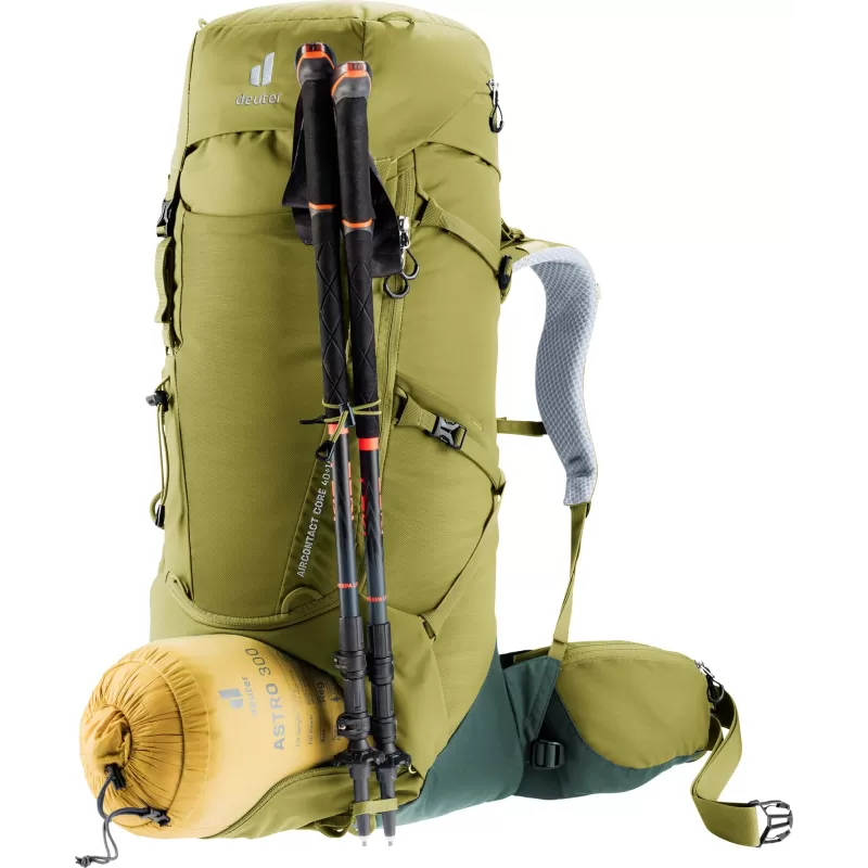Deuter Aircontact Core 40+10 Verde, marrón