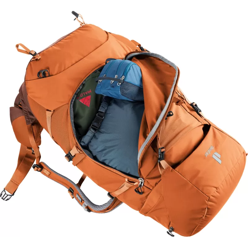 Deuter Aircontact Core 45+10 SL laranja, marrom