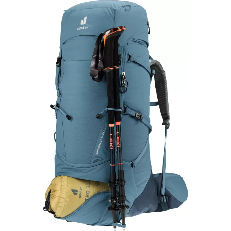 Deuter Aircontact Core 50+10 Gris, Azul
