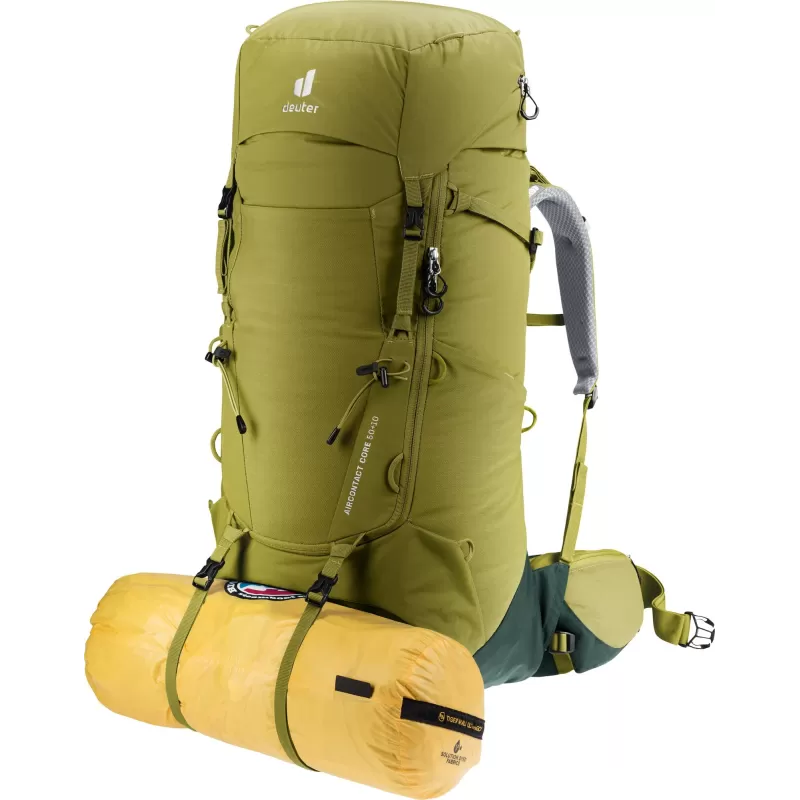 Deuter Aircontact Core 50+10 Verde, marrón Deuter Aircontact Core 50+10 Verde, marrón