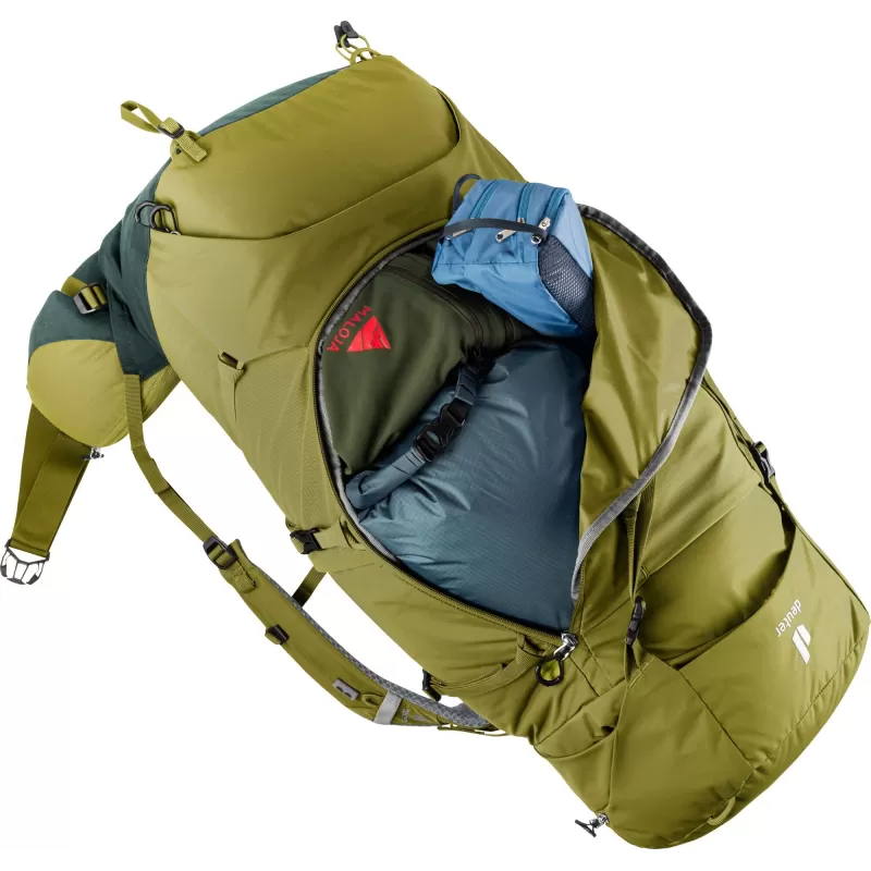 Deuter Aircontact Core 50+10 Verde, marrón