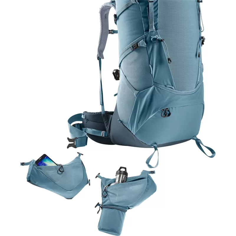 Deuter Aircontact Core 60+10 Gris, Azul