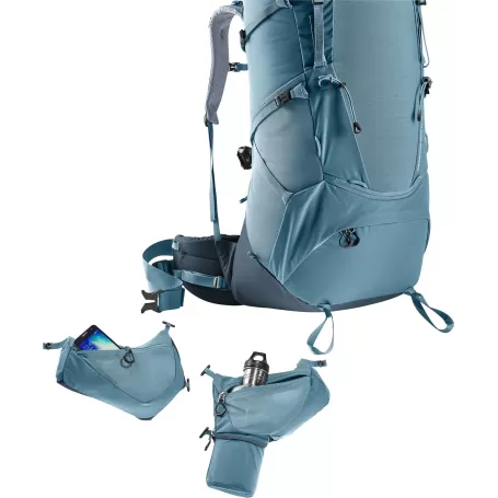 Deuter Aircontact Core 60+10 Gris, Azul