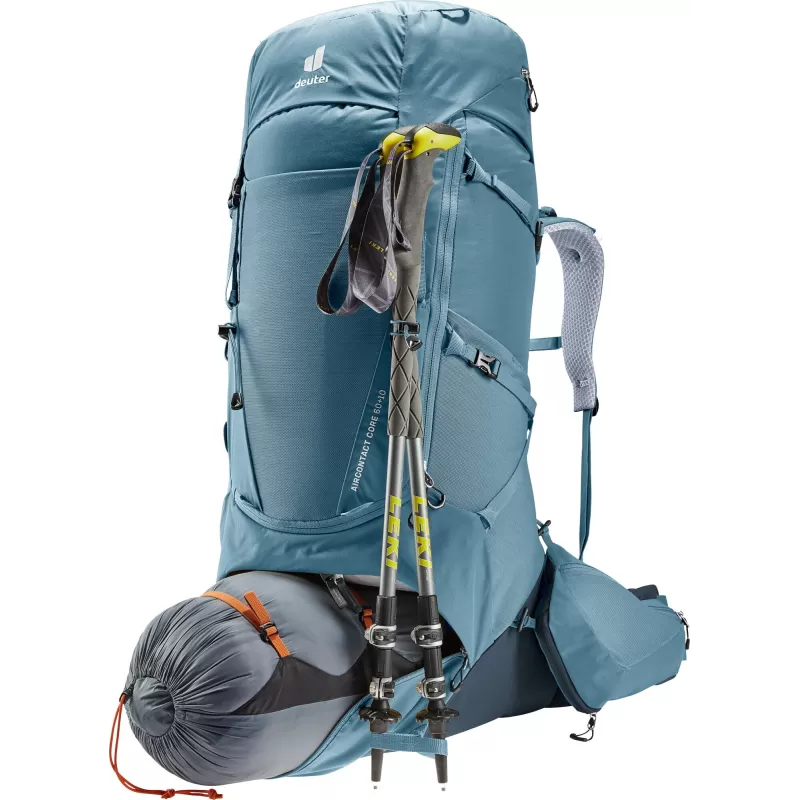 Deuter Aircontact Core 60+10 Gris, Azul