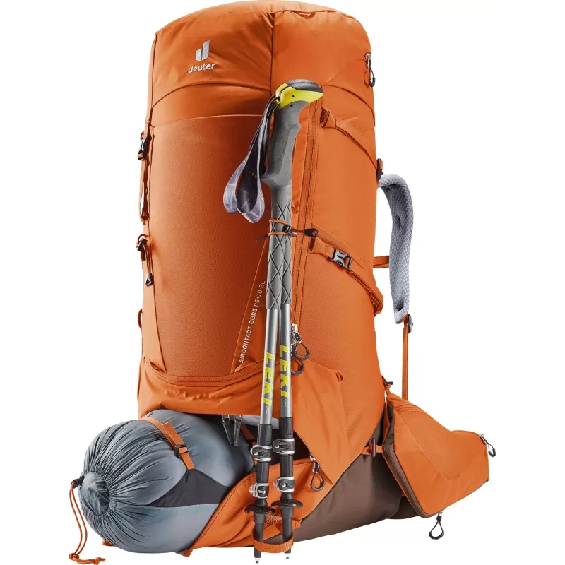 Deuter Aircontact Core 65+10 SL laranja, marrom