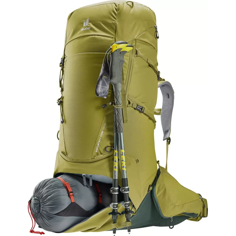 Deuter Aircontact Core 70+10 Verde, marrón