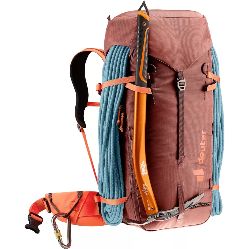 Deuter Guide 34+8 Vermelho, Marrom