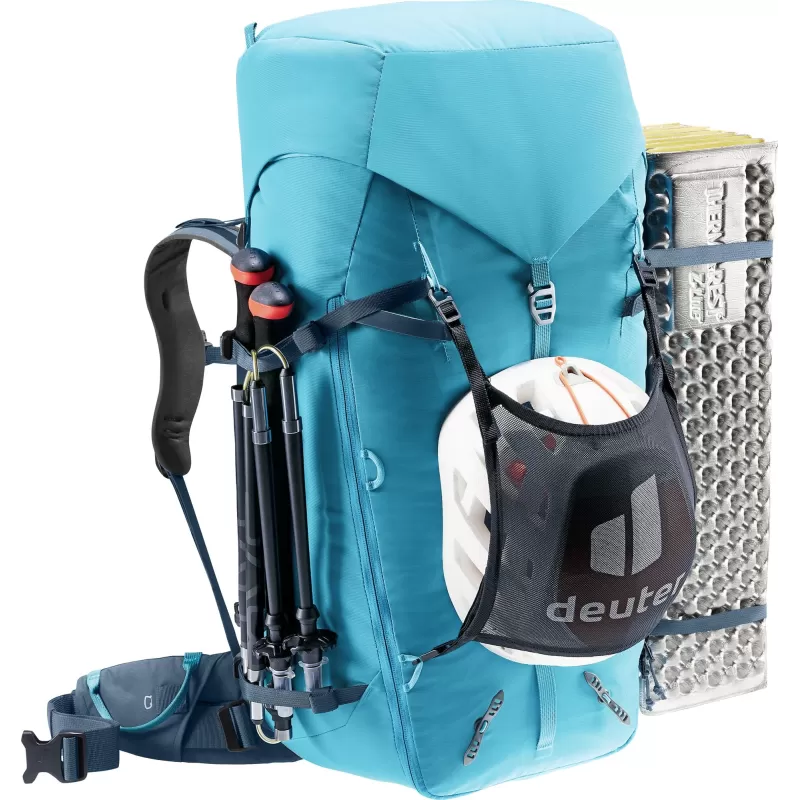 Deuter Guia 42+8 SL Azul, Cinza