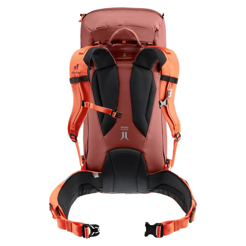 Deuter Guide 34+8 Vermelho, Marrom