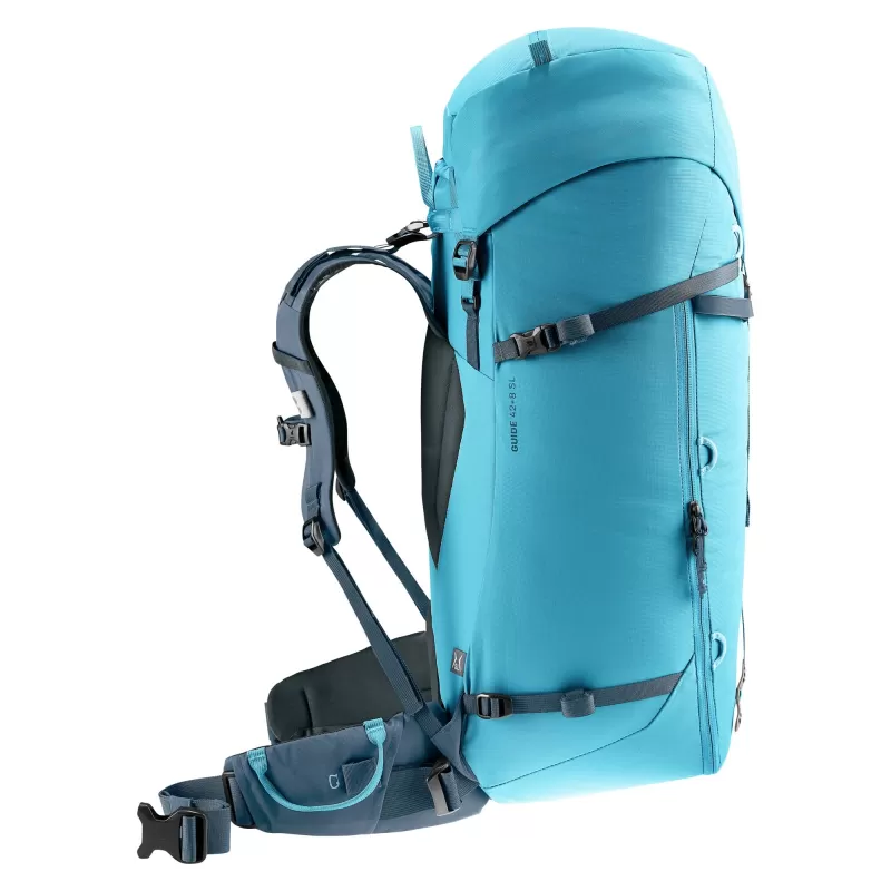 Deuter Guia 42+8 SL Azul, Cinza