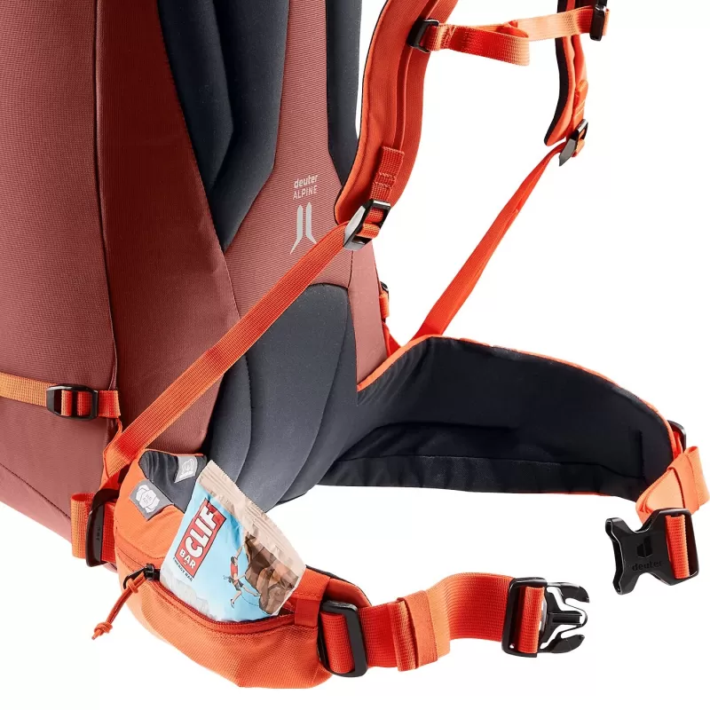 Deuter Guide 44+8 Vermelho, Marrom