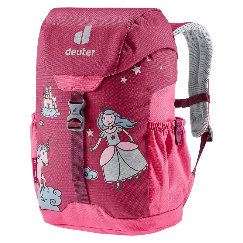 Deuter Schmusebär rosa, vermelho