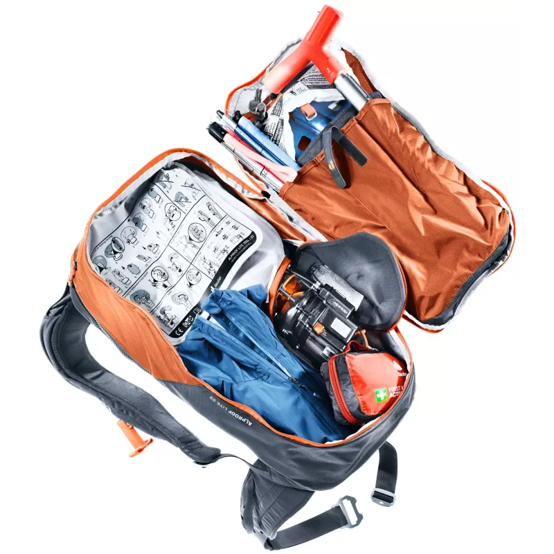 Deuter Alproof Lite 22 Laranja, Vermelho, Preto