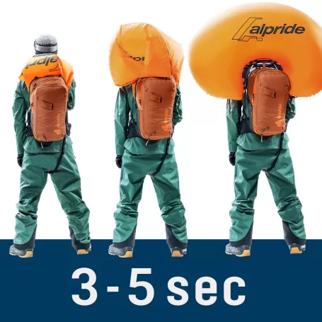 Deuter Alproof Lite 22 Laranja, Vermelho, Preto
