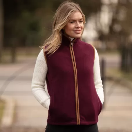 Colete Oxford Azul Ameixa Feminino Fleece Colete Oxford Azul Ameixa Feminino Fleece