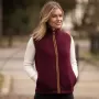 Colete Oxford Azul Ameixa Feminino Fleece