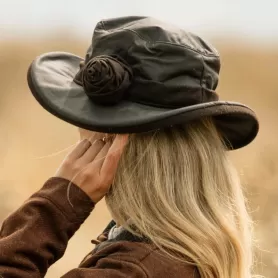 Gorro encerado Oxford Blue Rose Olive Green