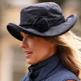Gorro encerado Oxford Blue Rose Navy