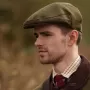 Boné Oxford Azul Tweed Verde Escuro
