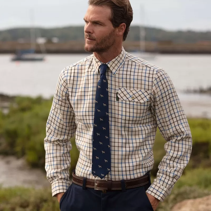 Gravata Oxford Azul Cachorro Seda Marinho Gravata Oxford Azul Cachorro Seda Marinho