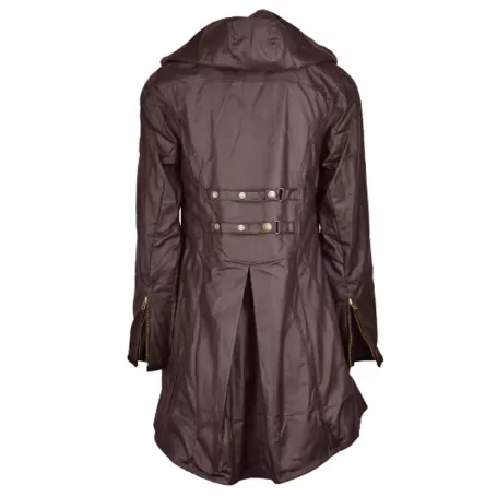 Jaqueta Katrina Brown Oxford Azul Encerada