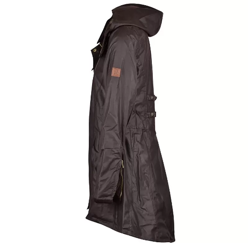 Jaqueta Katrina Brown Oxford Azul Encerada