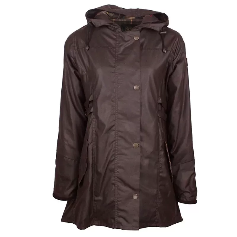 Jaqueta Katrina Brown Oxford Azul Encerada Jaqueta Katrina Brown Oxford Azul Encerada