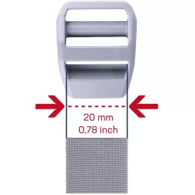 Fechadura de escada Deuter 20 Standard cinza