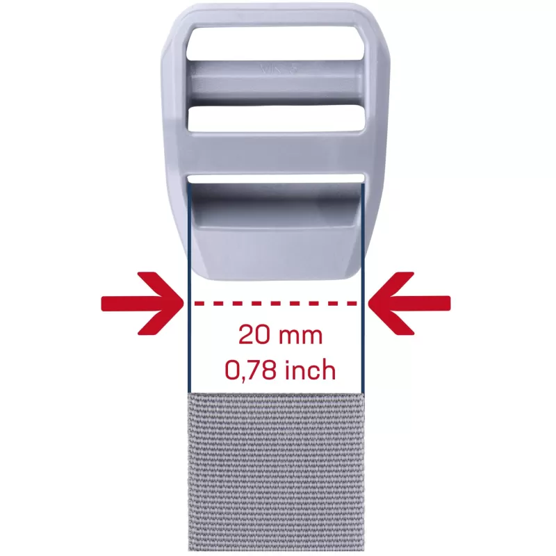 Fechadura de escada Deuter 20 Standard cinza Fechadura de escada Deuter 20 Standard cinza