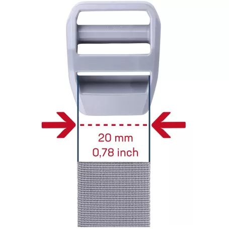 Fechadura de escada Deuter 20 Standard cinza Fechadura de escada Deuter 20 Standard cinza